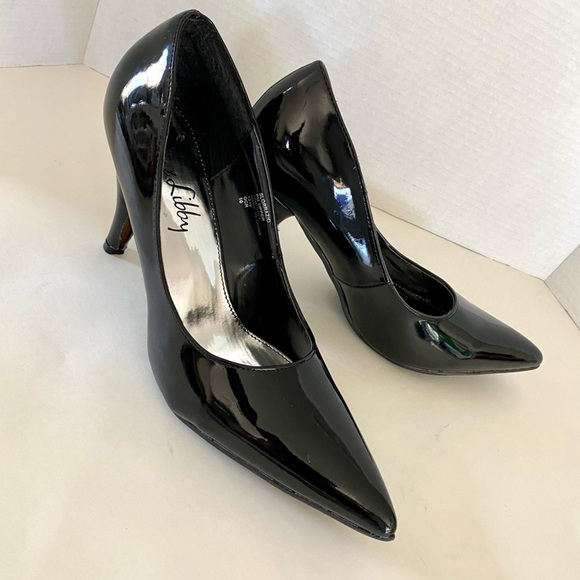 NWOT — Sam & Libby SLORRAZIO Black Retro Pumps Size 10 — Y2K - Picture 2 of 14